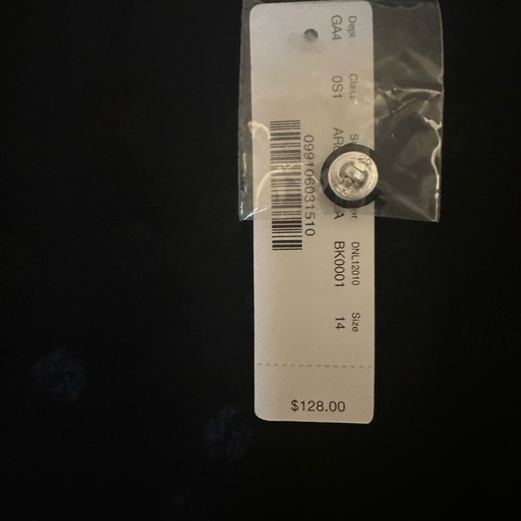 NWT J. Crew classic black dress, size 14 but runs small - Picture 4 of 8